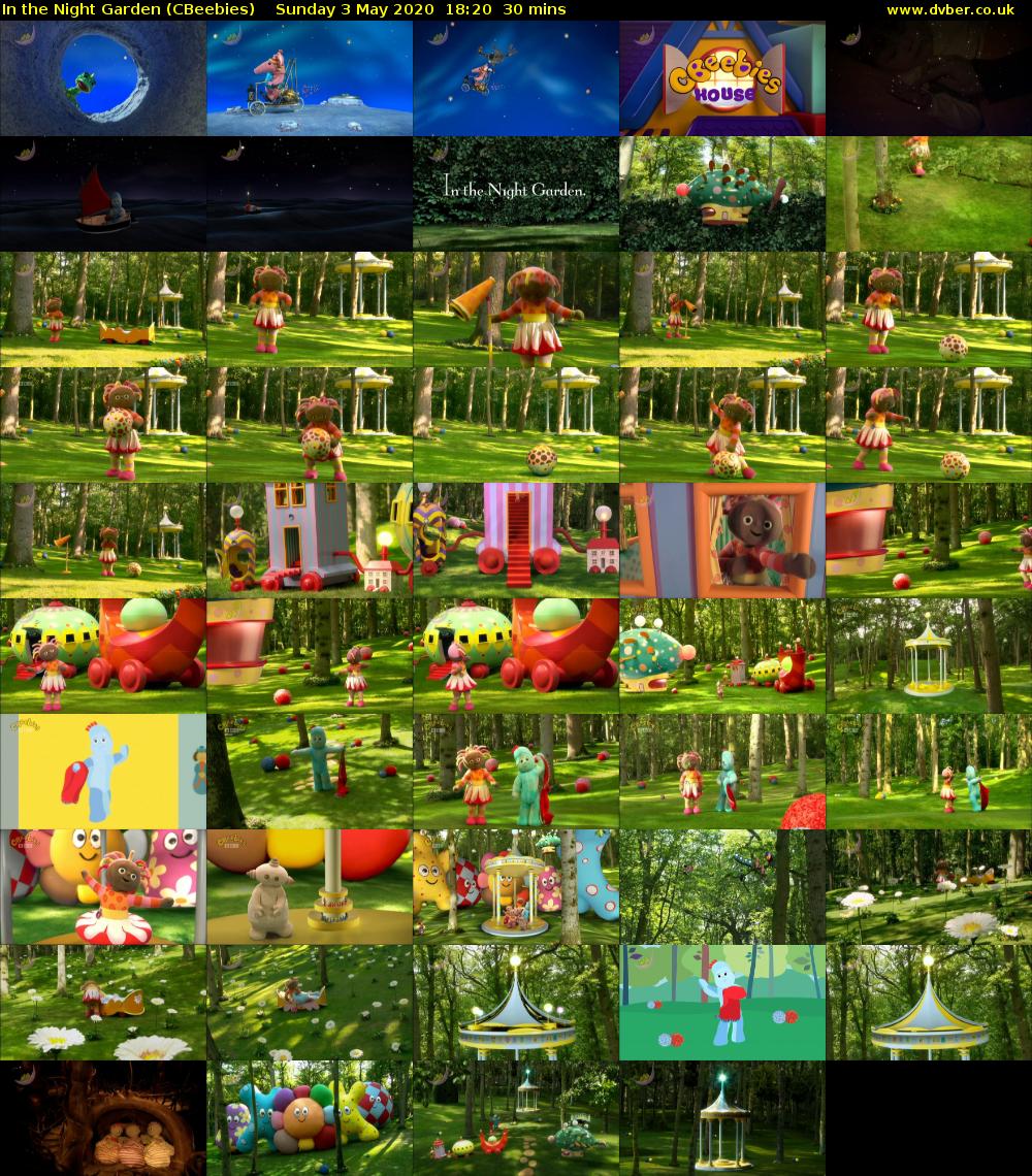 In the Night Garden (CBeebies) Sunday 3 May 2020 18:20 - 18:50