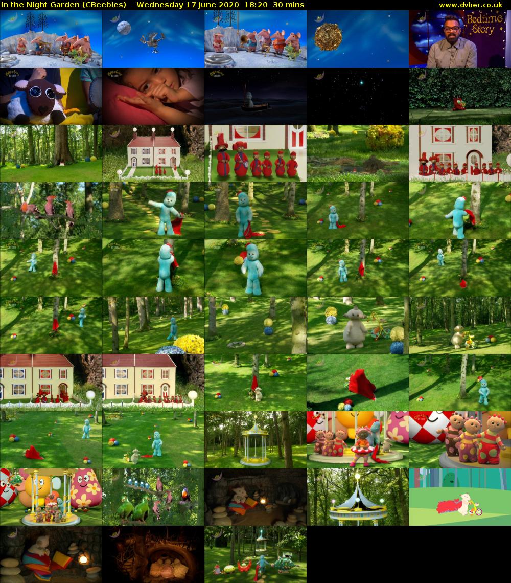 In the Night Garden (CBeebies) Wednesday 17 June 2020 18:20 - 18:50