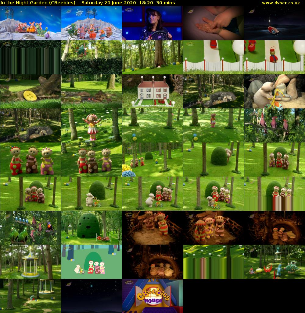 In the Night Garden (CBeebies) Saturday 20 June 2020 18:20 - 18:50