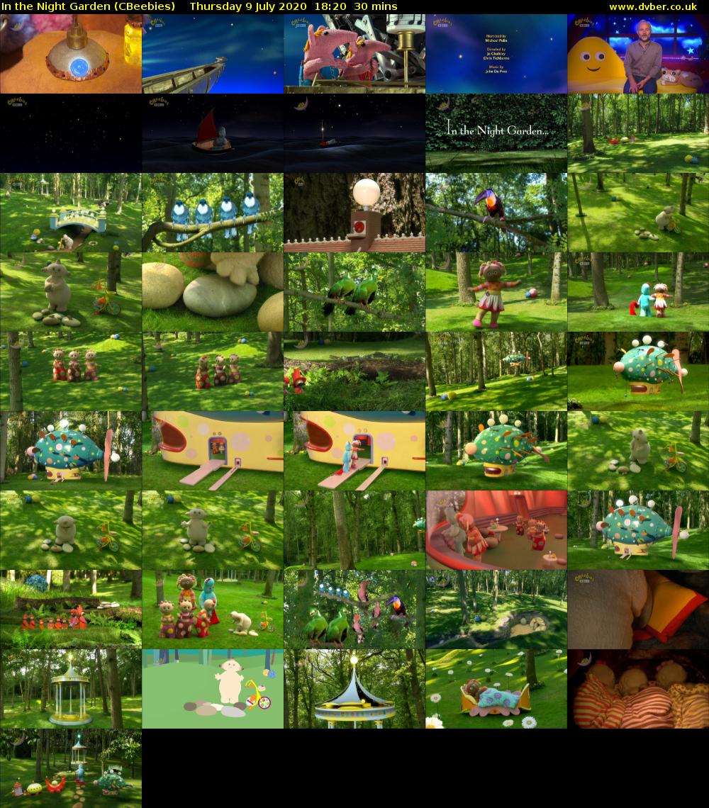 In the Night Garden (CBeebies) Thursday 9 July 2020 18:20 - 18:50