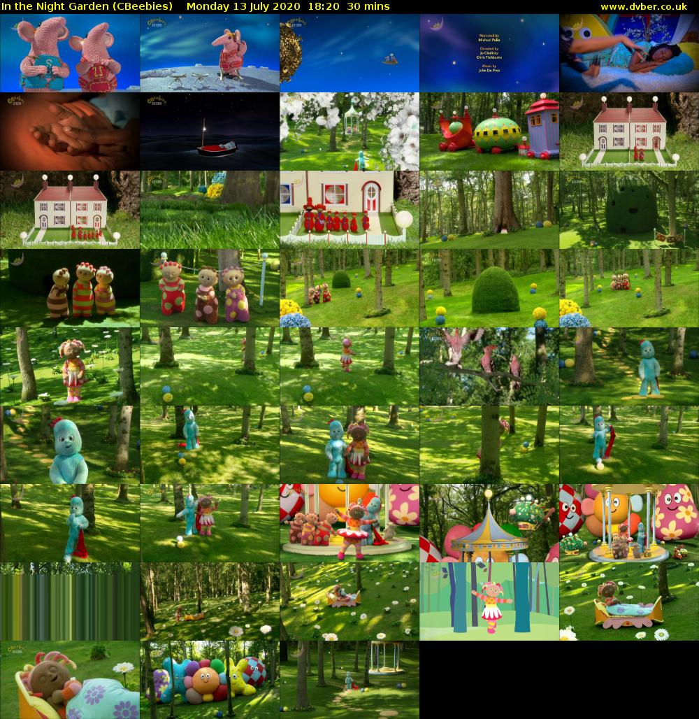 In the Night Garden (CBeebies) Monday 13 July 2020 18:20 - 18:50