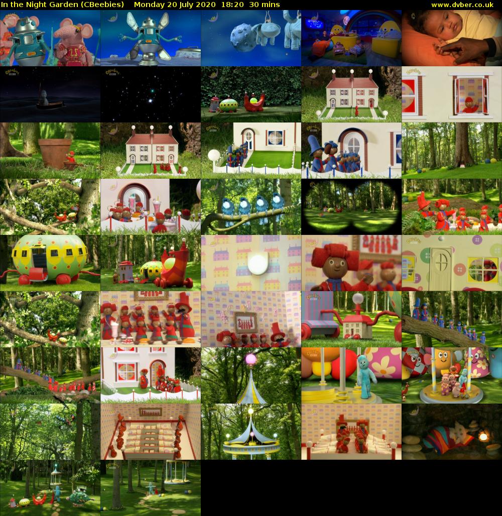 In the Night Garden (CBeebies) Monday 20 July 2020 18:20 - 18:50
