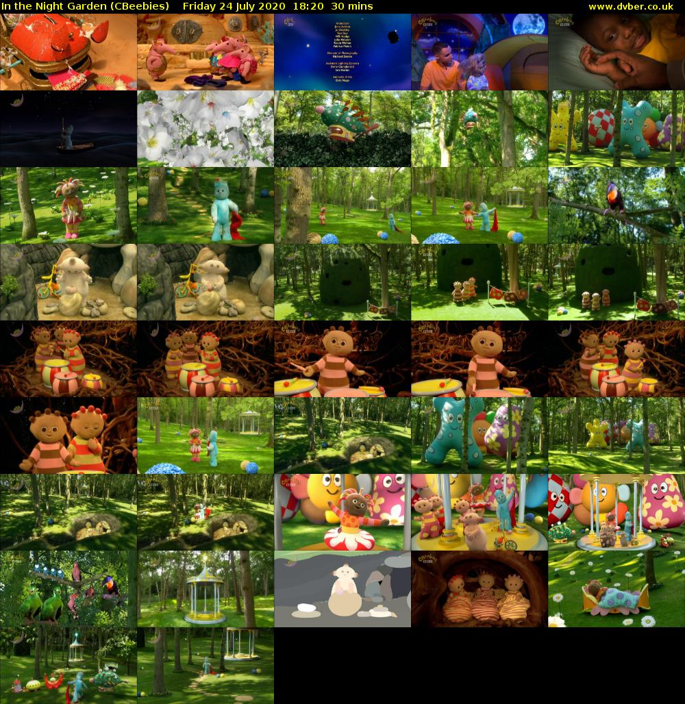 In the Night Garden (CBeebies) Friday 24 July 2020 18:20 - 18:50