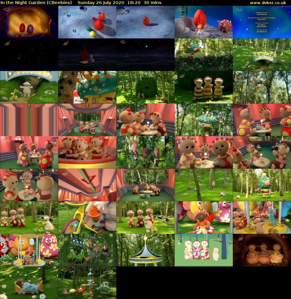 In the Night Garden (CBeebies) Sunday 26 July 2020 18:20 - 18:50