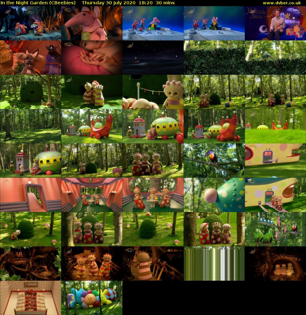 In the Night Garden (CBeebies) Thursday 30 July 2020 18:20 - 18:50