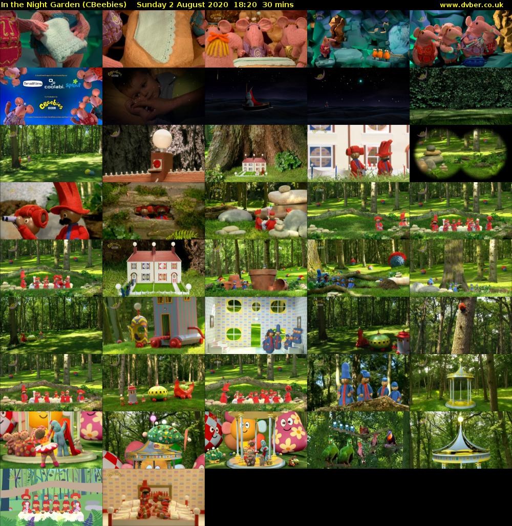 In the Night Garden (CBeebies) Sunday 2 August 2020 18:20 - 18:50