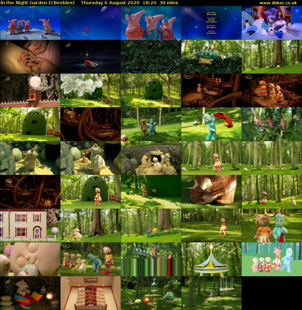 In the Night Garden (CBeebies) Thursday 6 August 2020 18:20 - 18:50
