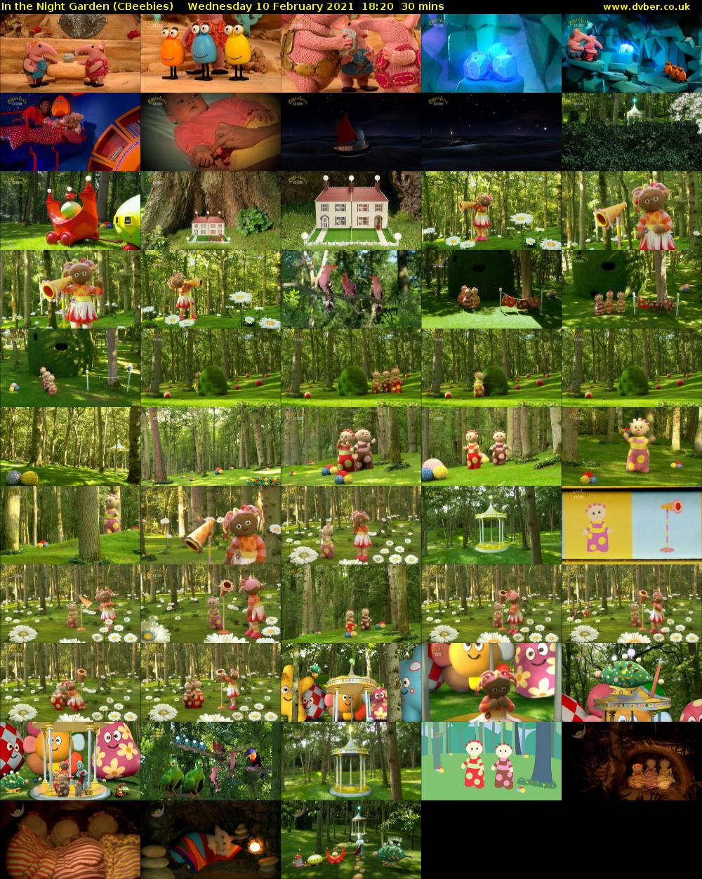 In the Night Garden (CBeebies) Wednesday 10 February 2021 18:20 - 18:50