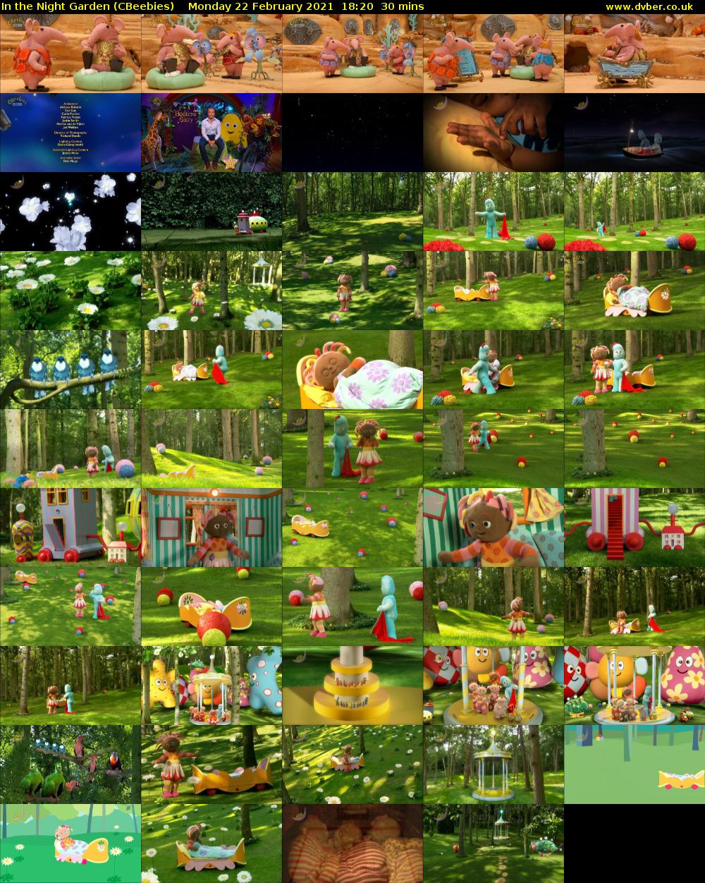 In the Night Garden (CBeebies) Monday 22 February 2021 18:20 - 18:50