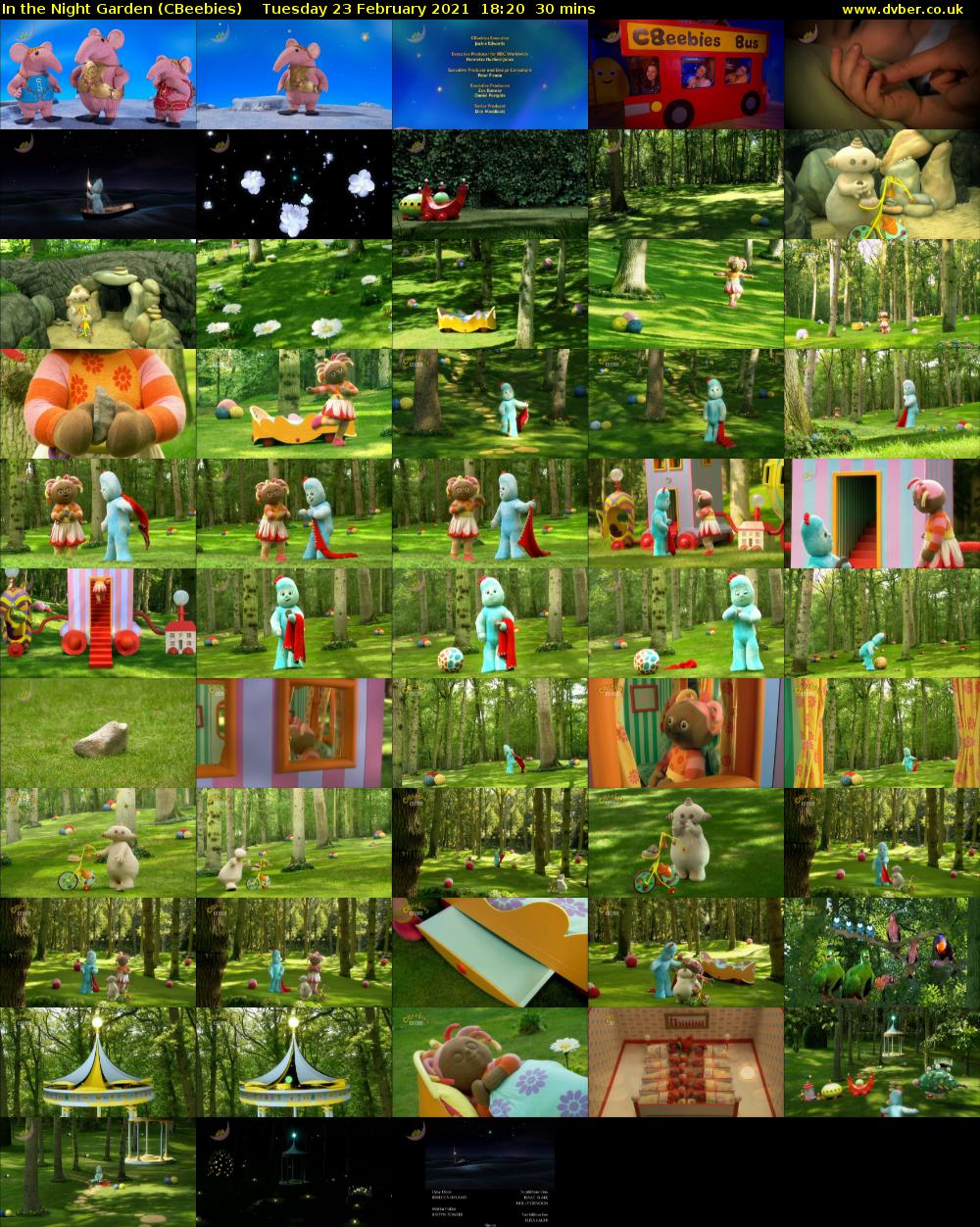 In the Night Garden (CBeebies) Tuesday 23 February 2021 18:20 - 18:50