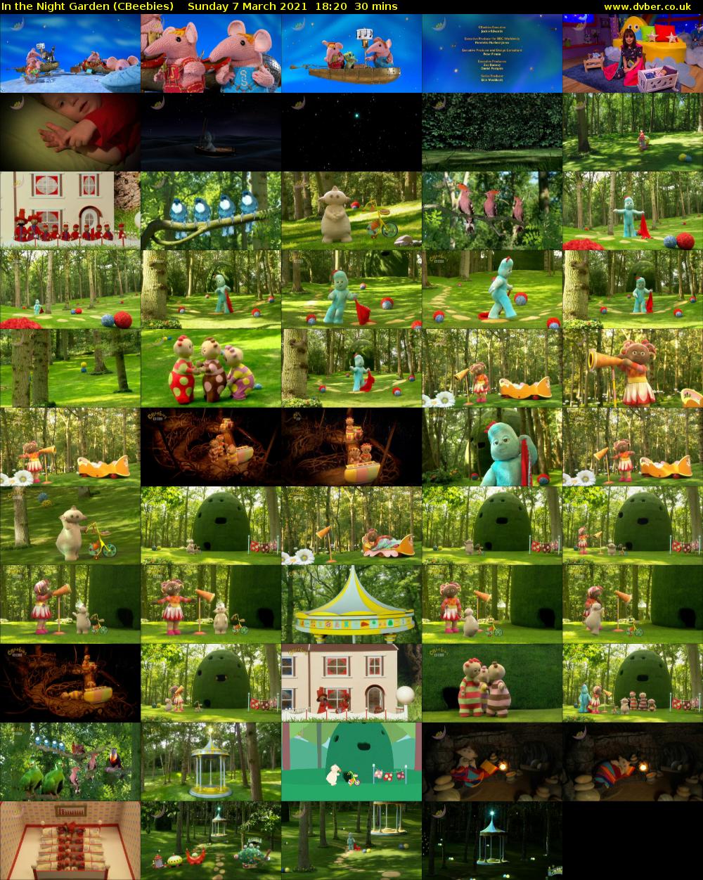 In the Night Garden (CBeebies) Sunday 7 March 2021 18:20 - 18:50