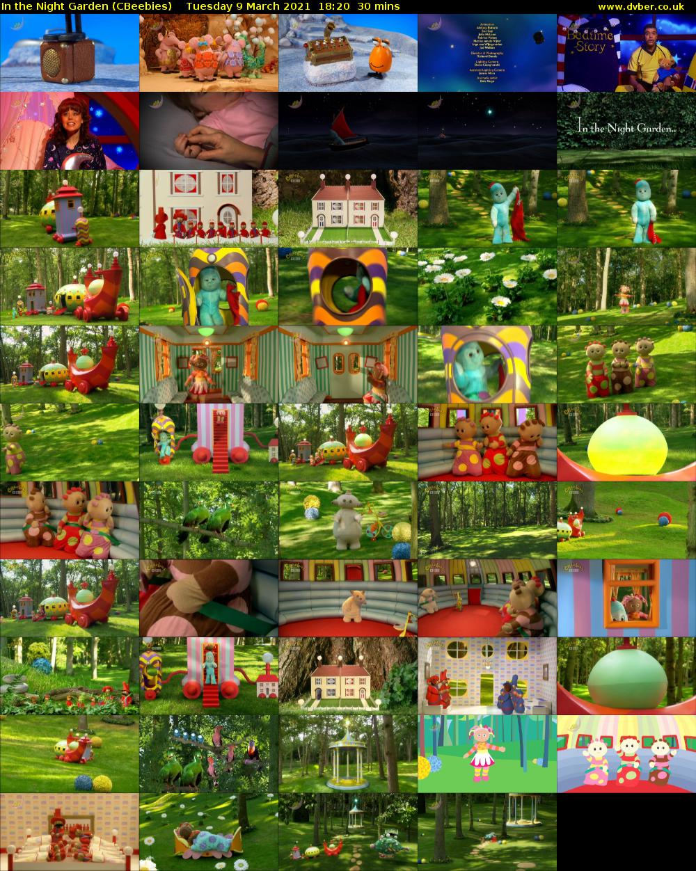 In the Night Garden (CBeebies) Tuesday 9 March 2021 18:20 - 18:50