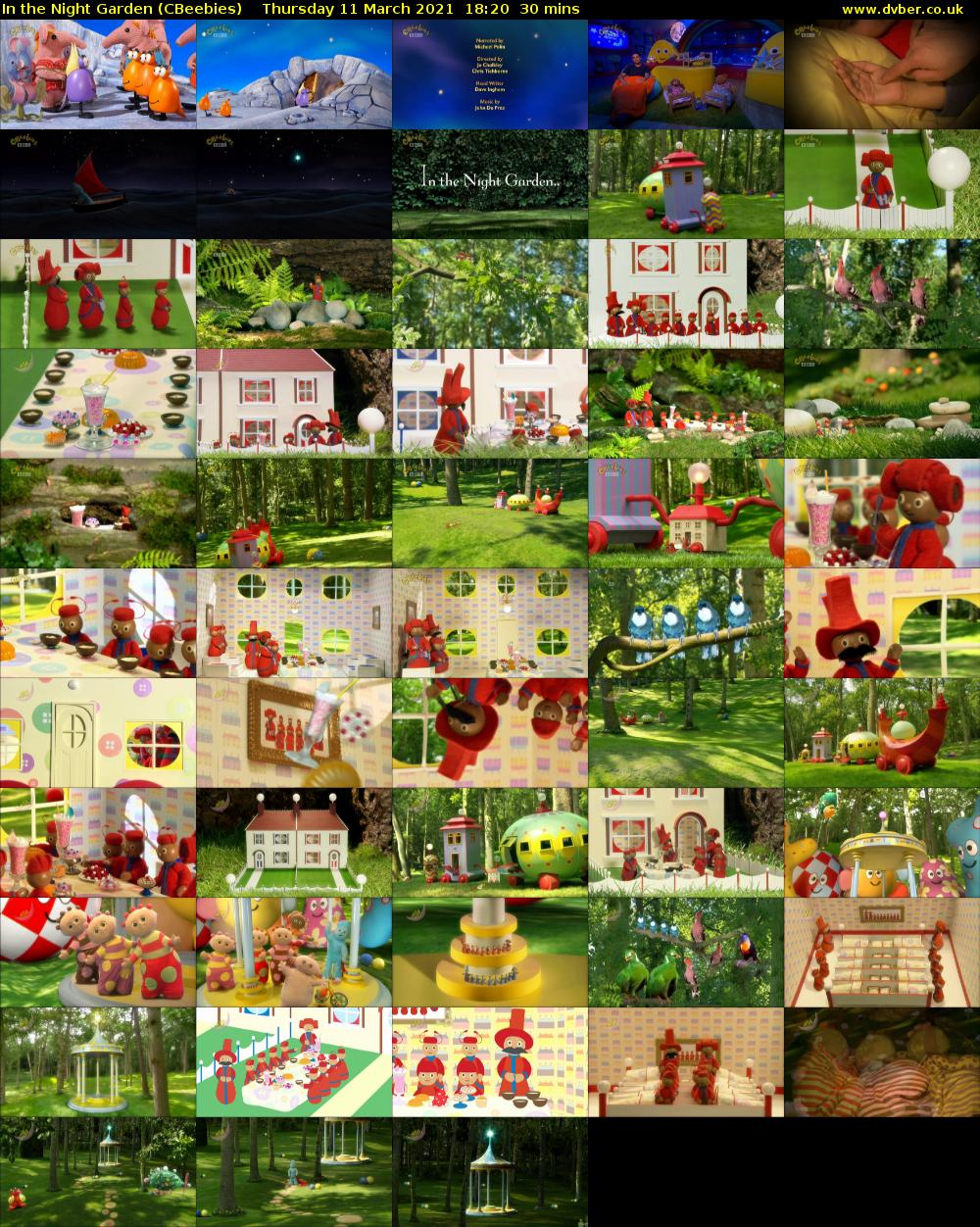 In the Night Garden (CBeebies) Thursday 11 March 2021 18:20 - 18:50