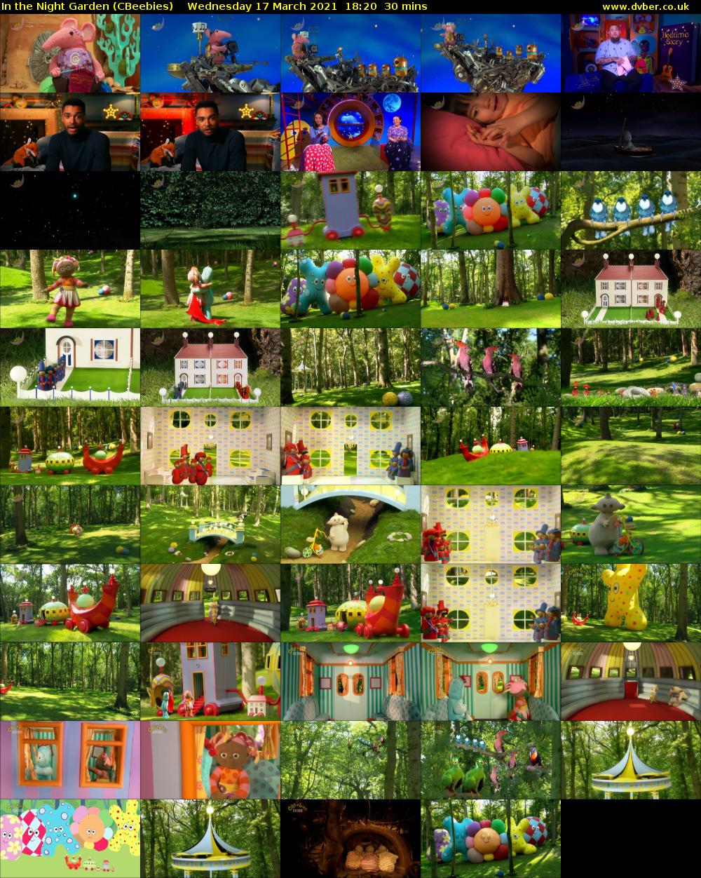 In the Night Garden (CBeebies) Wednesday 17 March 2021 18:20 - 18:50