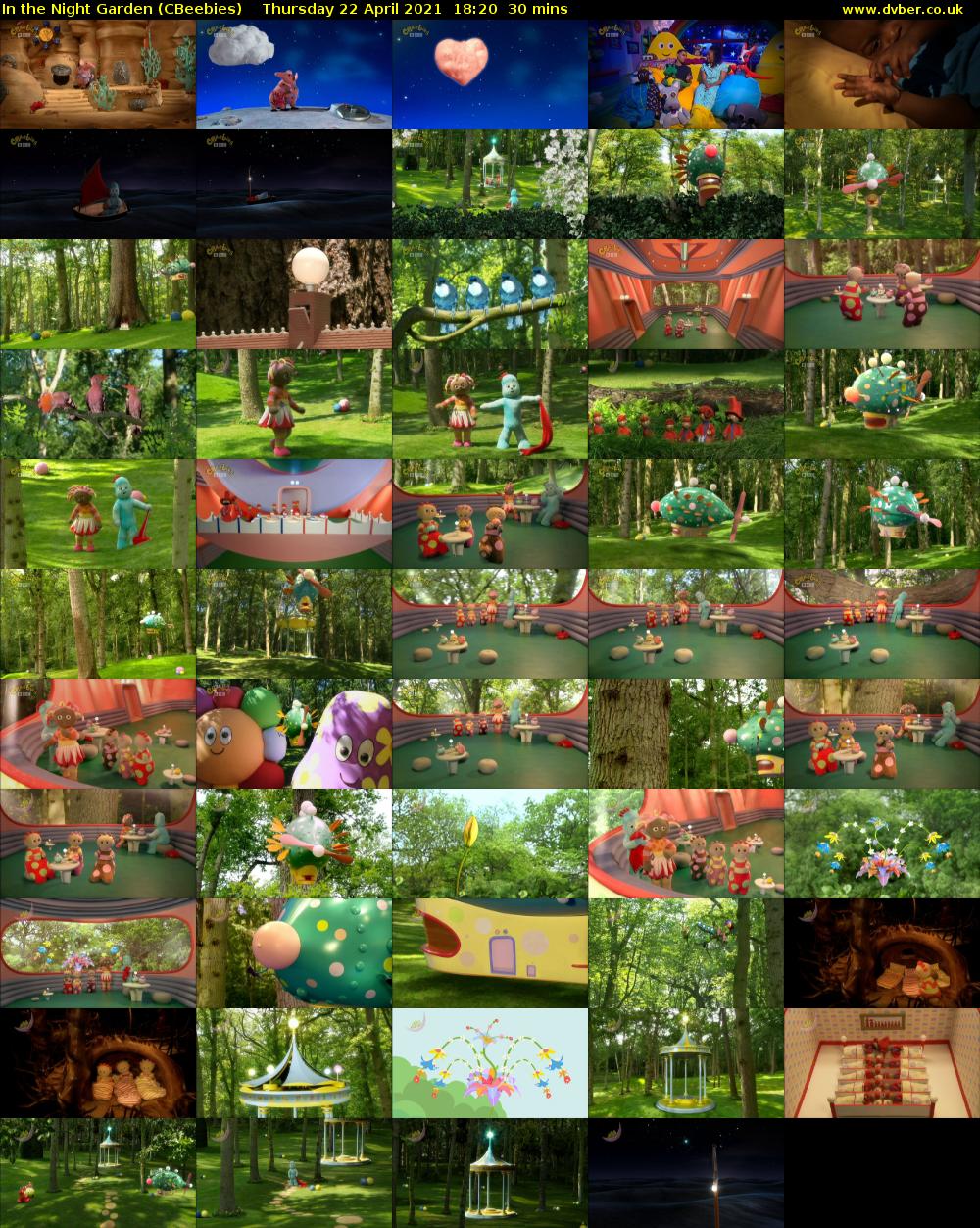 In the Night Garden (CBeebies) Thursday 22 April 2021 18:20 - 18:50