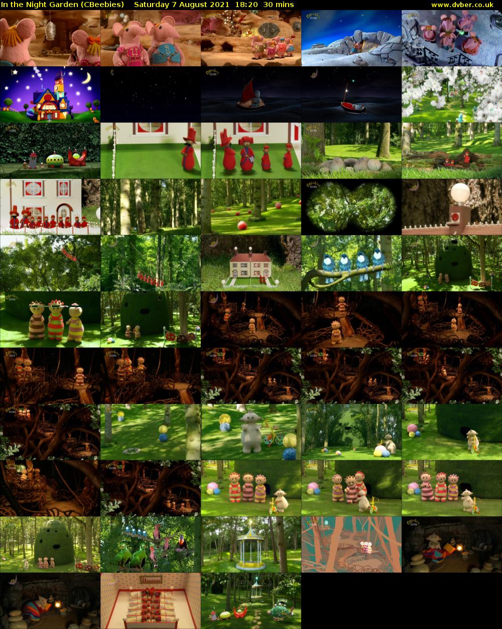 In the Night Garden (CBeebies) Saturday 7 August 2021 18:20 - 18:50