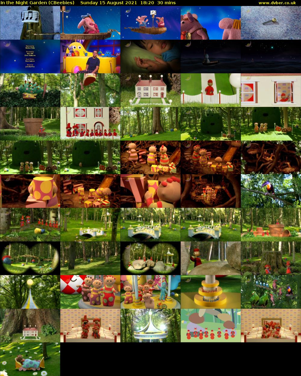 In the Night Garden (CBeebies) Sunday 15 August 2021 18:20 - 18:50