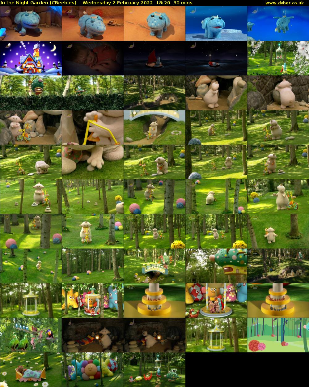 In the Night Garden (CBeebies) Wednesday 2 February 2022 18:20 - 18:50
