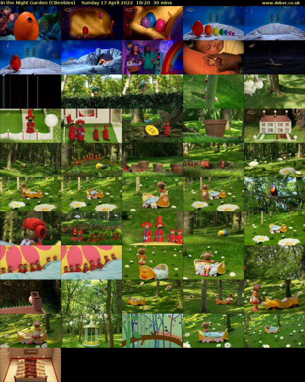 In the Night Garden (CBeebies) Sunday 17 April 2022 18:20 - 18:50