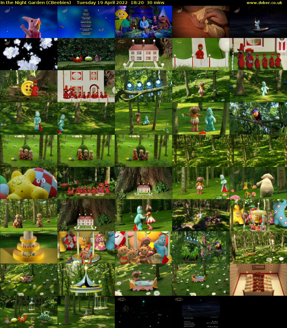In the Night Garden (CBeebies) Tuesday 19 April 2022 18:20 - 18:50