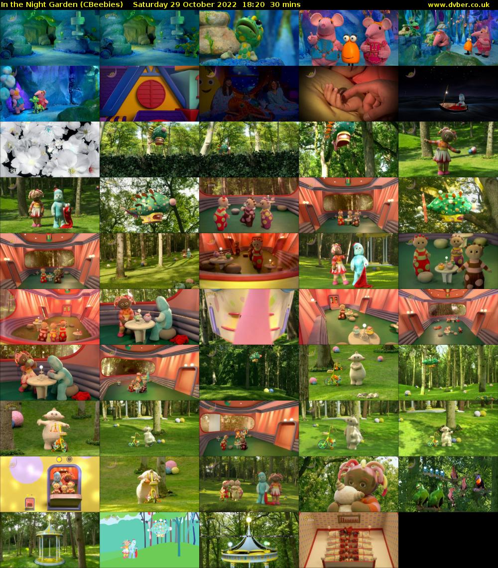 In the Night Garden (CBeebies) Saturday 29 October 2022 18:20 - 18:50