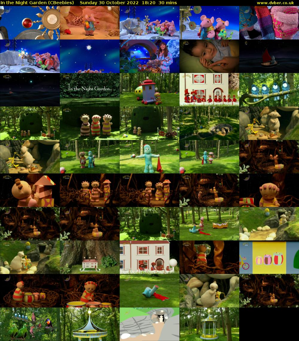 In the Night Garden (CBeebies) Sunday 30 October 2022 18:20 - 18:50