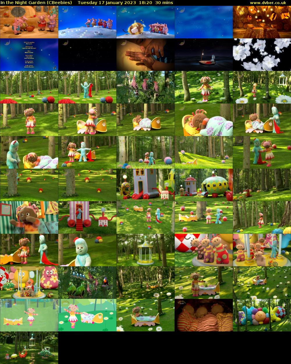 In the Night Garden (CBeebies) Tuesday 17 January 2023 18:20 - 18:50