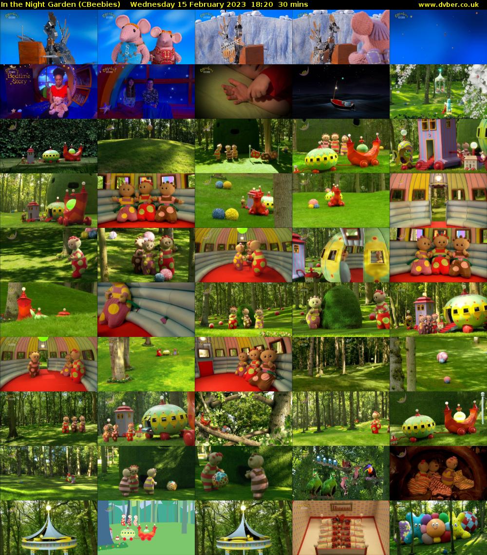 In the Night Garden (CBeebies) Wednesday 15 February 2023 18:20 - 18:50
