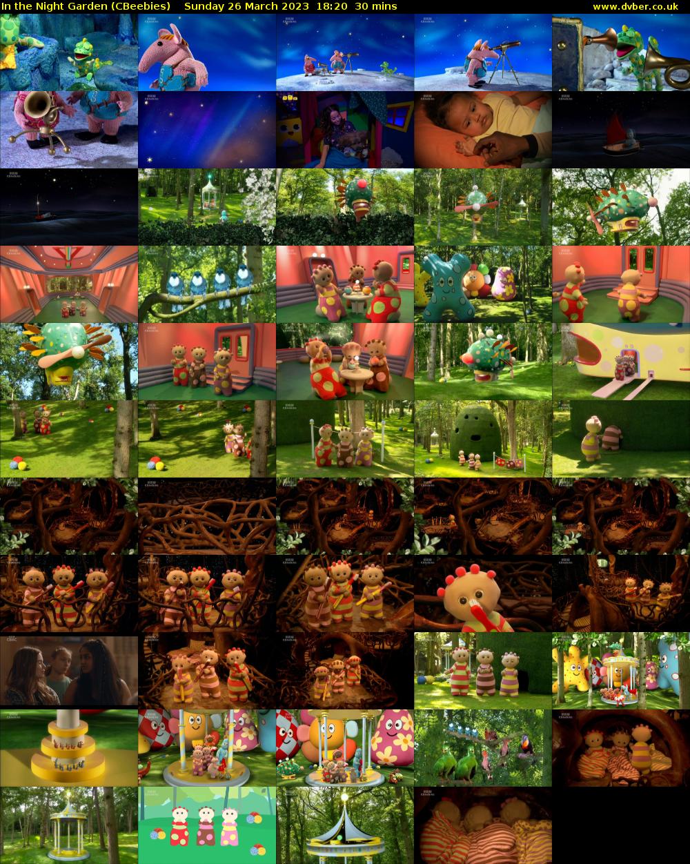 In the Night Garden (CBeebies) Sunday 26 March 2023 18:20 - 18:50