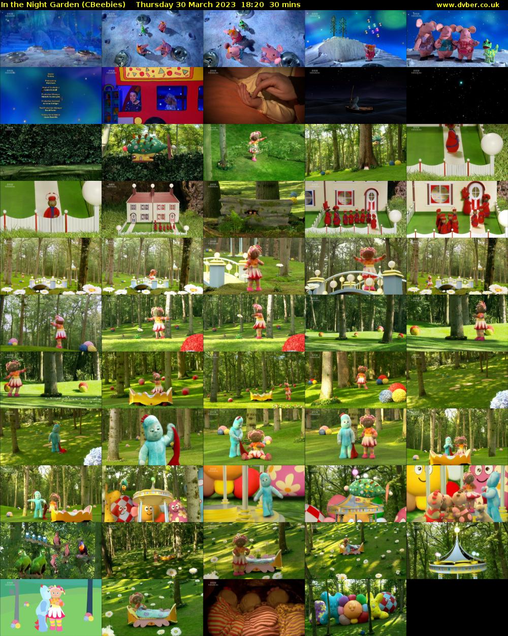 In the Night Garden (CBeebies) Thursday 30 March 2023 18:20 - 18:50