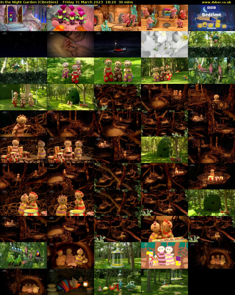 In the Night Garden (CBeebies) Friday 31 March 2023 18:20 - 18:50