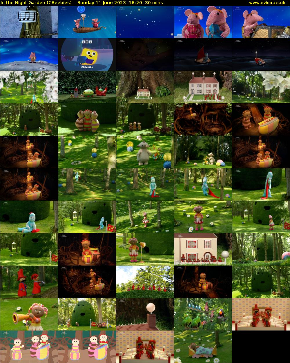 In the Night Garden (CBeebies) Sunday 11 June 2023 18:20 - 18:50