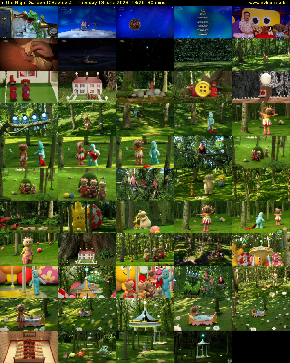 In the Night Garden (CBeebies) Tuesday 13 June 2023 18:20 - 18:50
