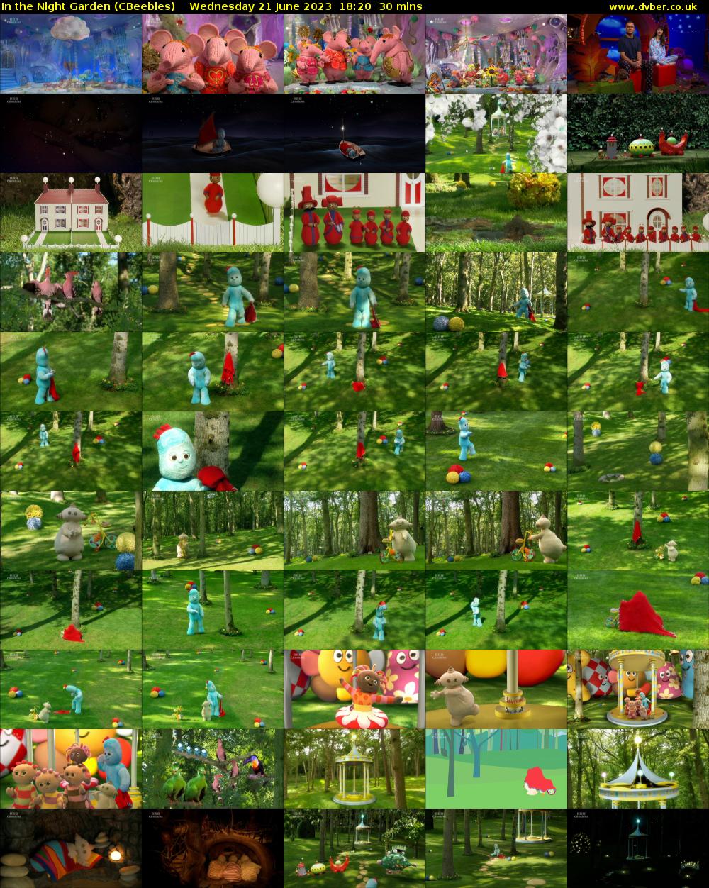 In the Night Garden (CBeebies) Wednesday 21 June 2023 18:20 - 18:50