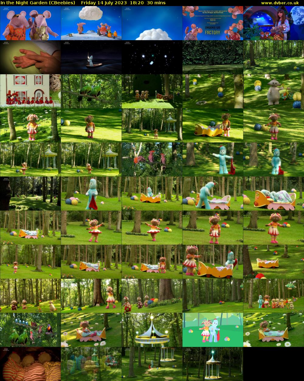 In the Night Garden (CBeebies) Friday 14 July 2023 18:20 - 18:50