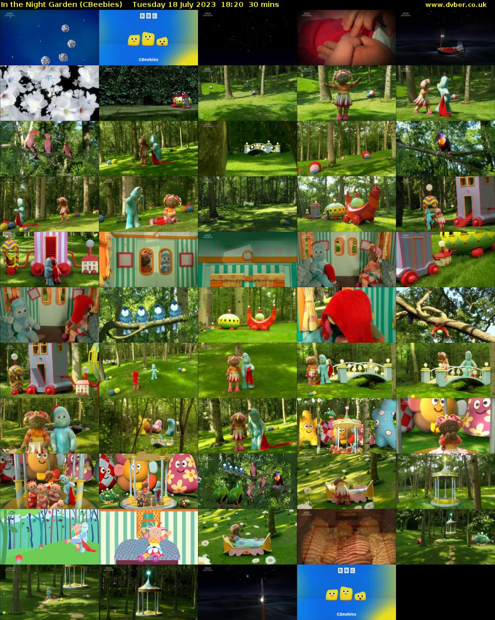 In the Night Garden (CBeebies) Tuesday 18 July 2023 18:20 - 18:50