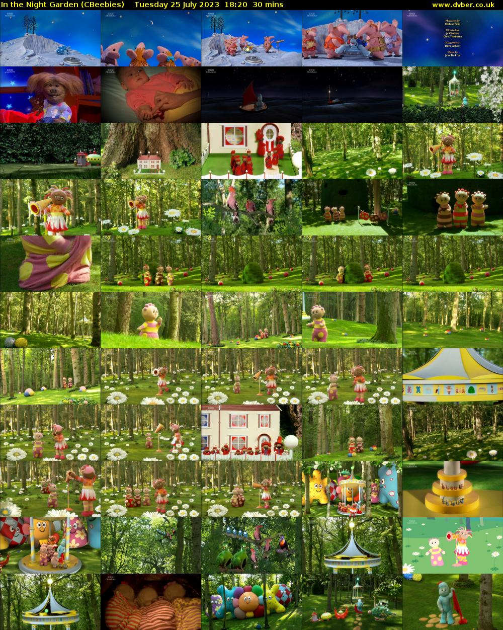 In the Night Garden (CBeebies) Tuesday 25 July 2023 18:20 - 18:50