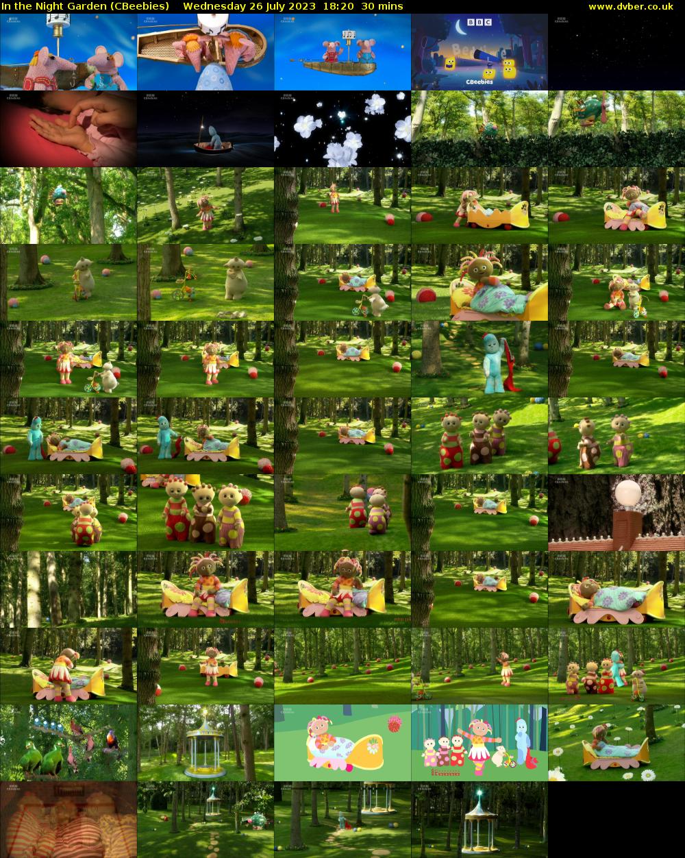 In the Night Garden (CBeebies) Wednesday 26 July 2023 18:20 - 18:50