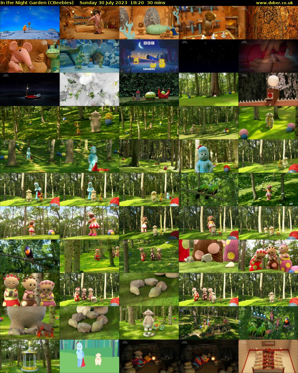 In the Night Garden (CBeebies) Sunday 30 July 2023 18:20 - 18:50