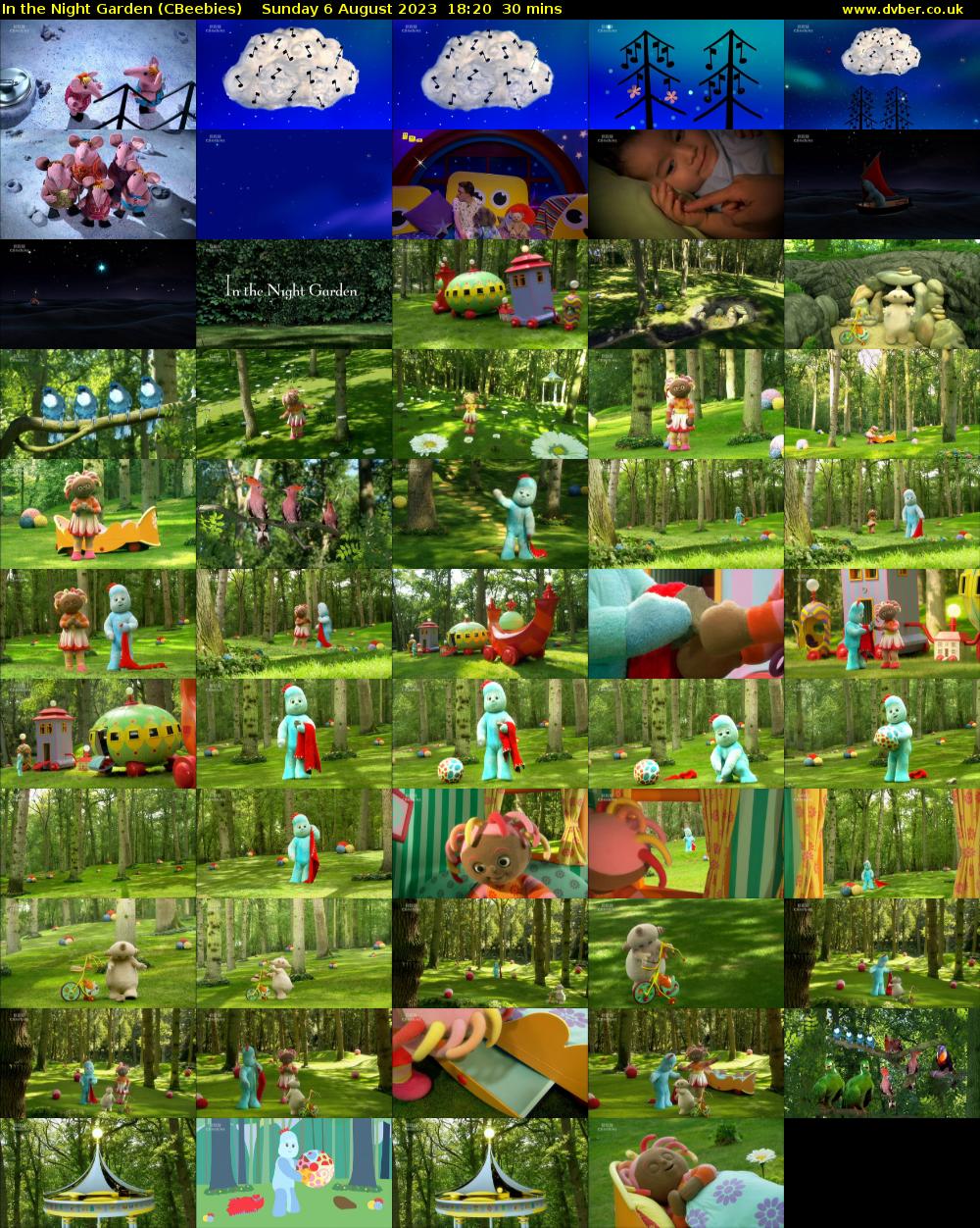 In the Night Garden (CBeebies) Sunday 6 August 2023 18:20 - 18:50