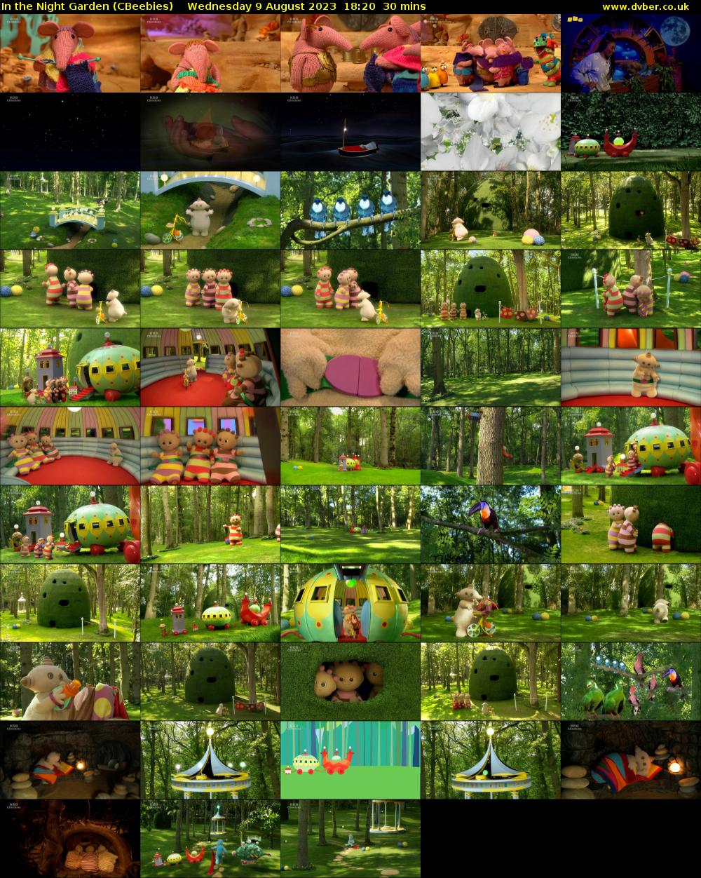 In the Night Garden (CBeebies) Wednesday 9 August 2023 18:20 - 18:50