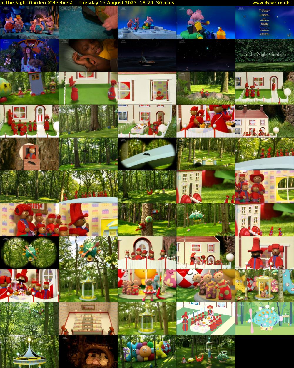 In the Night Garden (CBeebies) Tuesday 15 August 2023 18:20 - 18:50