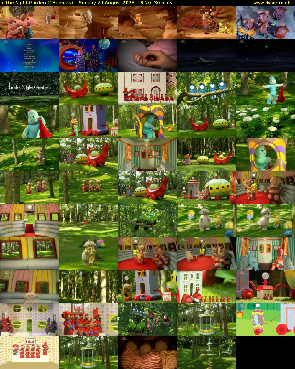 In the Night Garden (CBeebies) Sunday 20 August 2023 18:20 - 18:50