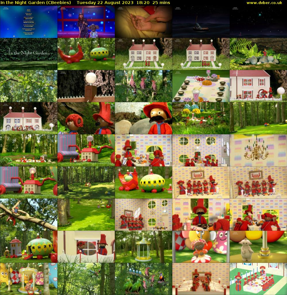 In the Night Garden (CBeebies) Tuesday 22 August 2023 18:20 - 18:45