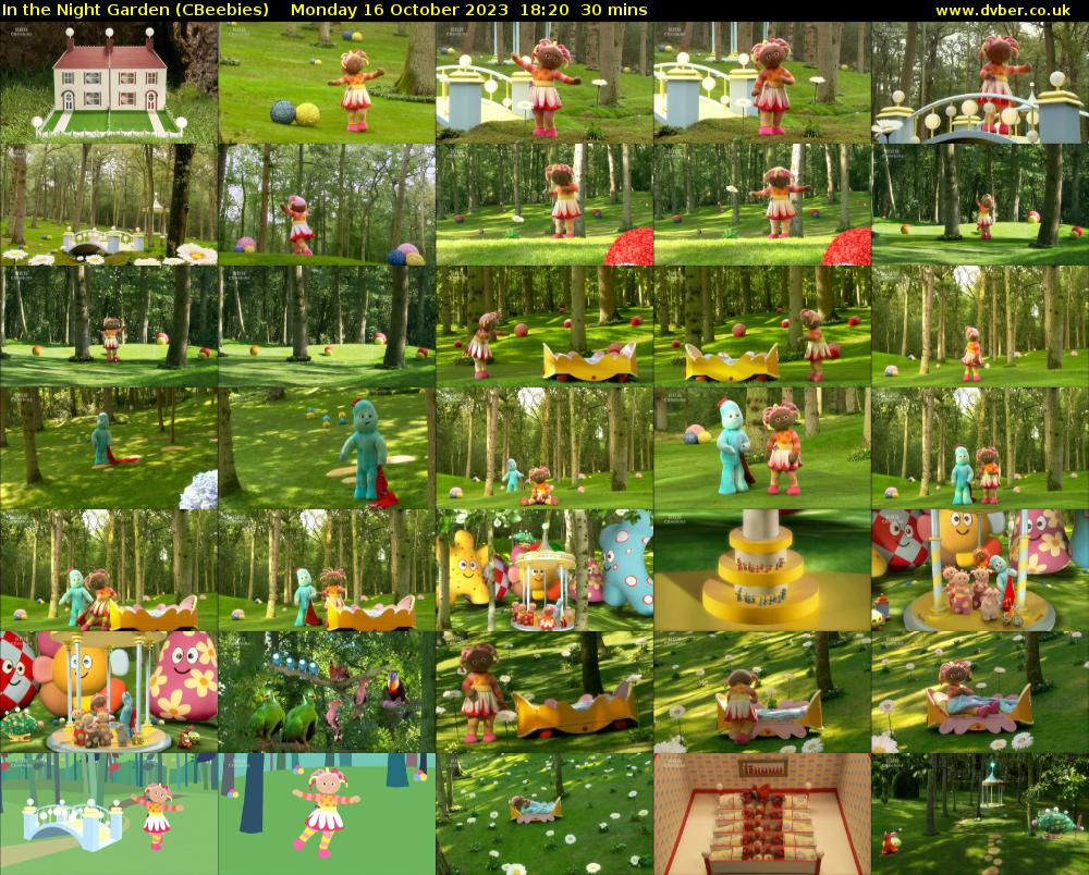 In the Night Garden (CBeebies) Monday 16 October 2023 18:20 - 18:50
