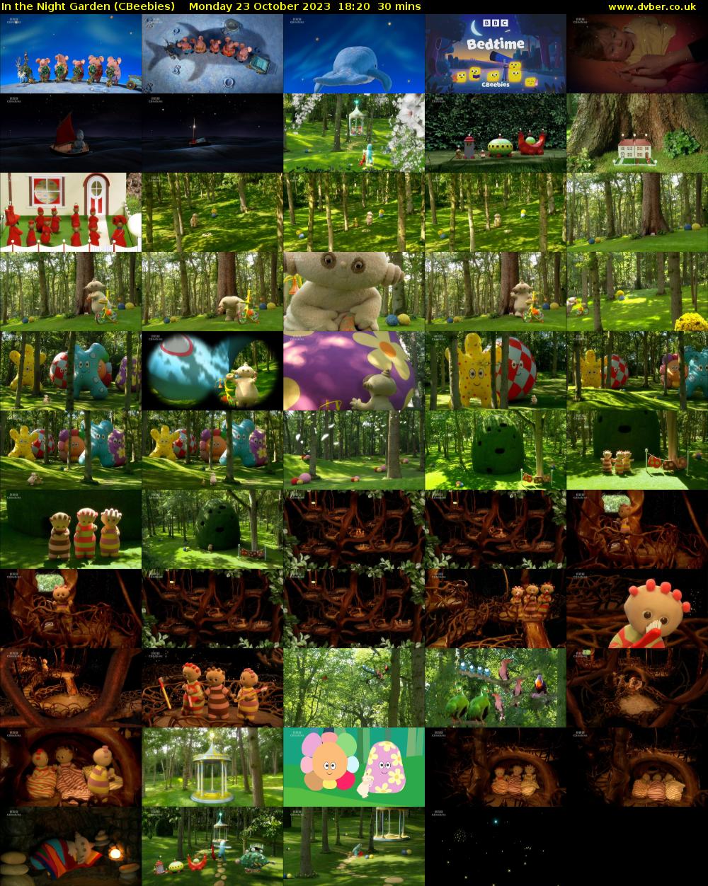 In the Night Garden (CBeebies) Monday 23 October 2023 18:20 - 18:50