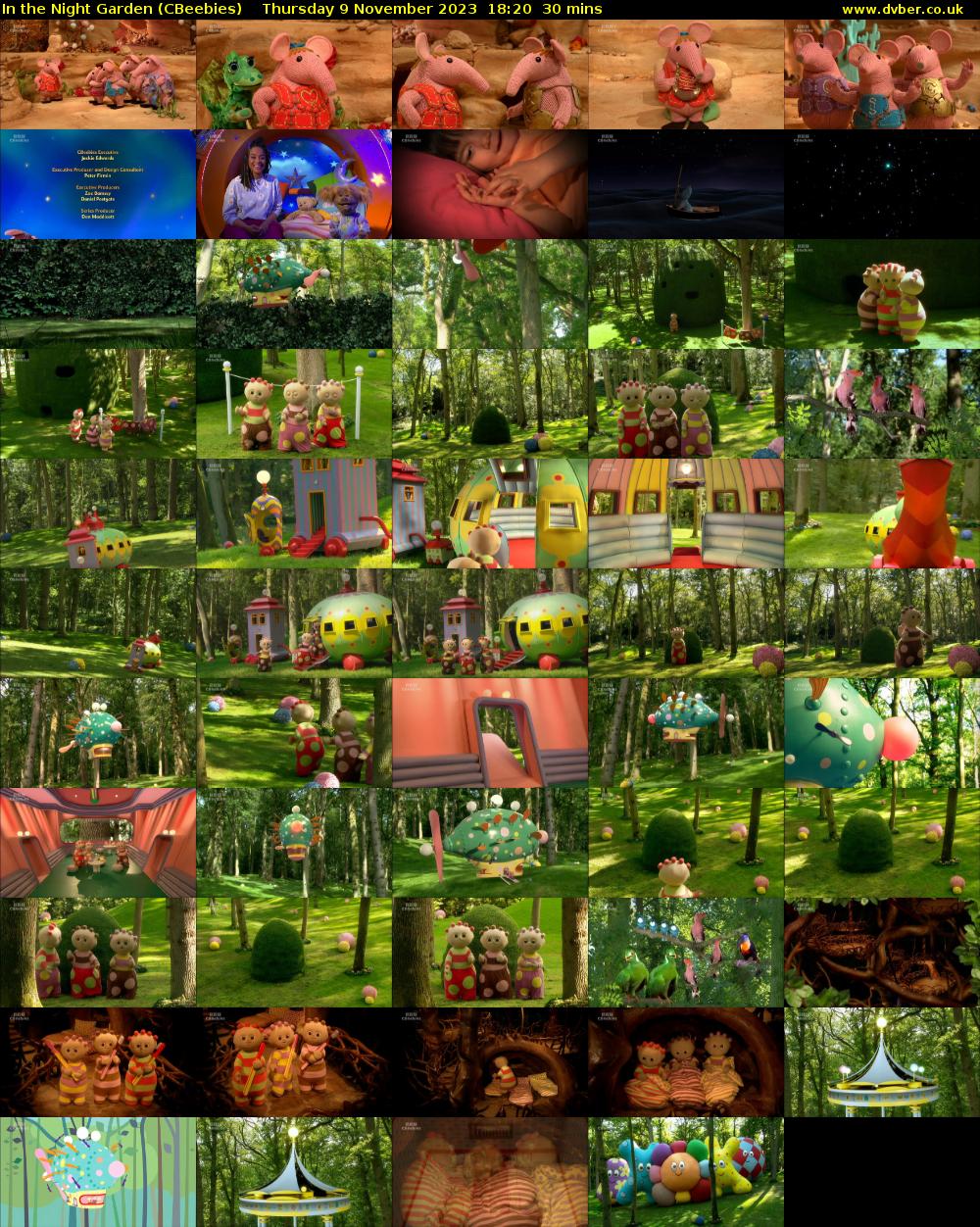 In the Night Garden (CBeebies) Thursday 9 November 2023 18:20 - 18:50