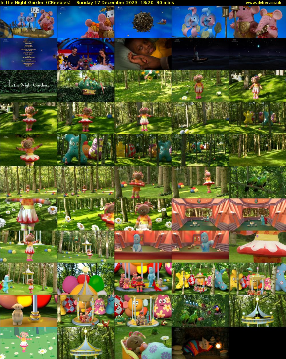 In the Night Garden (CBeebies) Sunday 17 December 2023 18:20 - 18:50