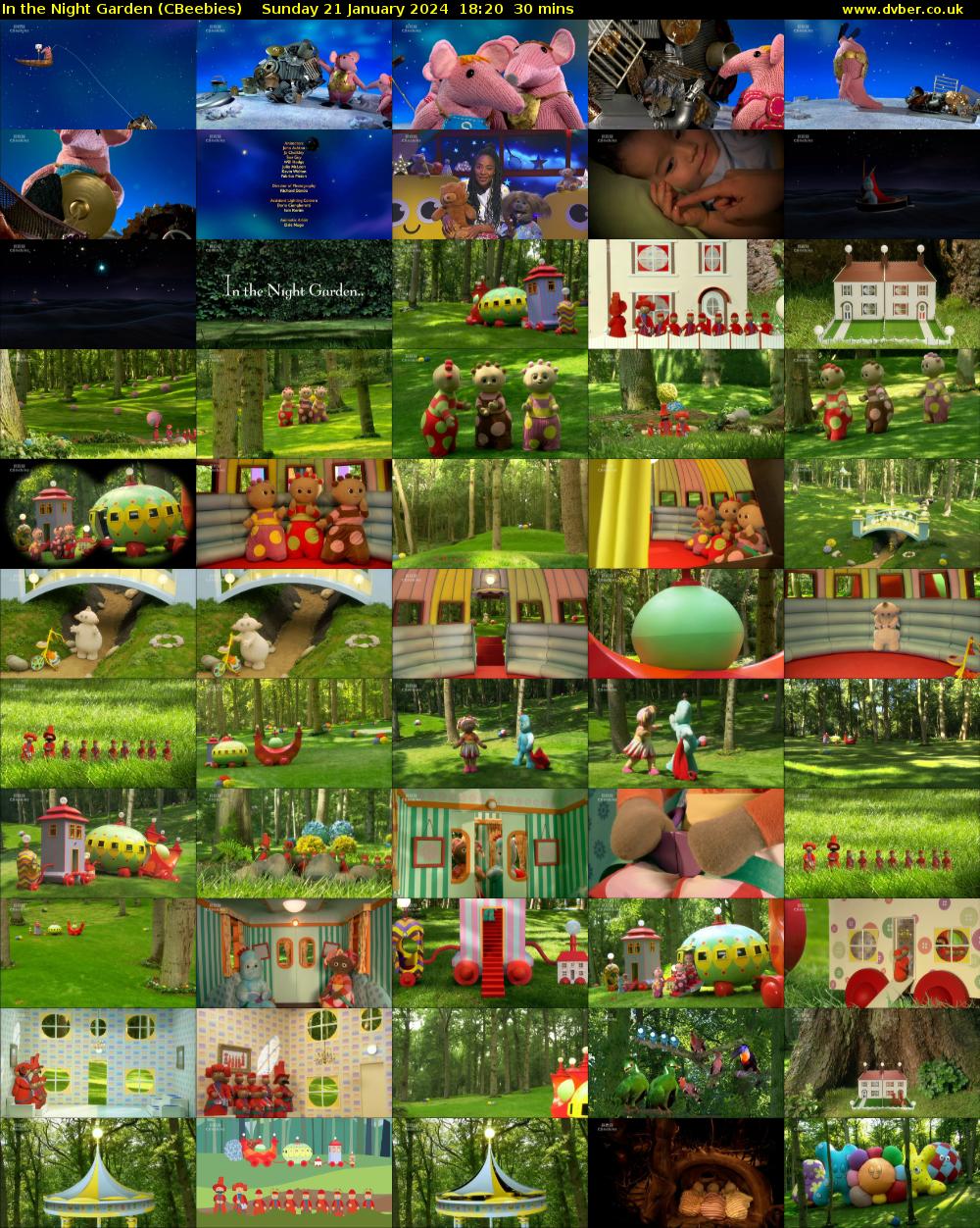 In the Night Garden (CBeebies) Sunday 21 January 2024 18:20 - 18:50