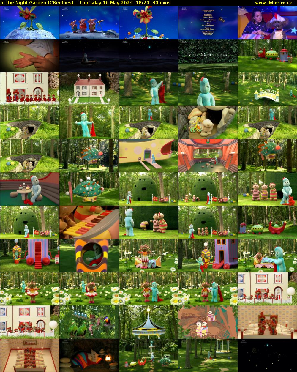 In the Night Garden (CBeebies) Thursday 16 May 2024 18:20 - 18:50